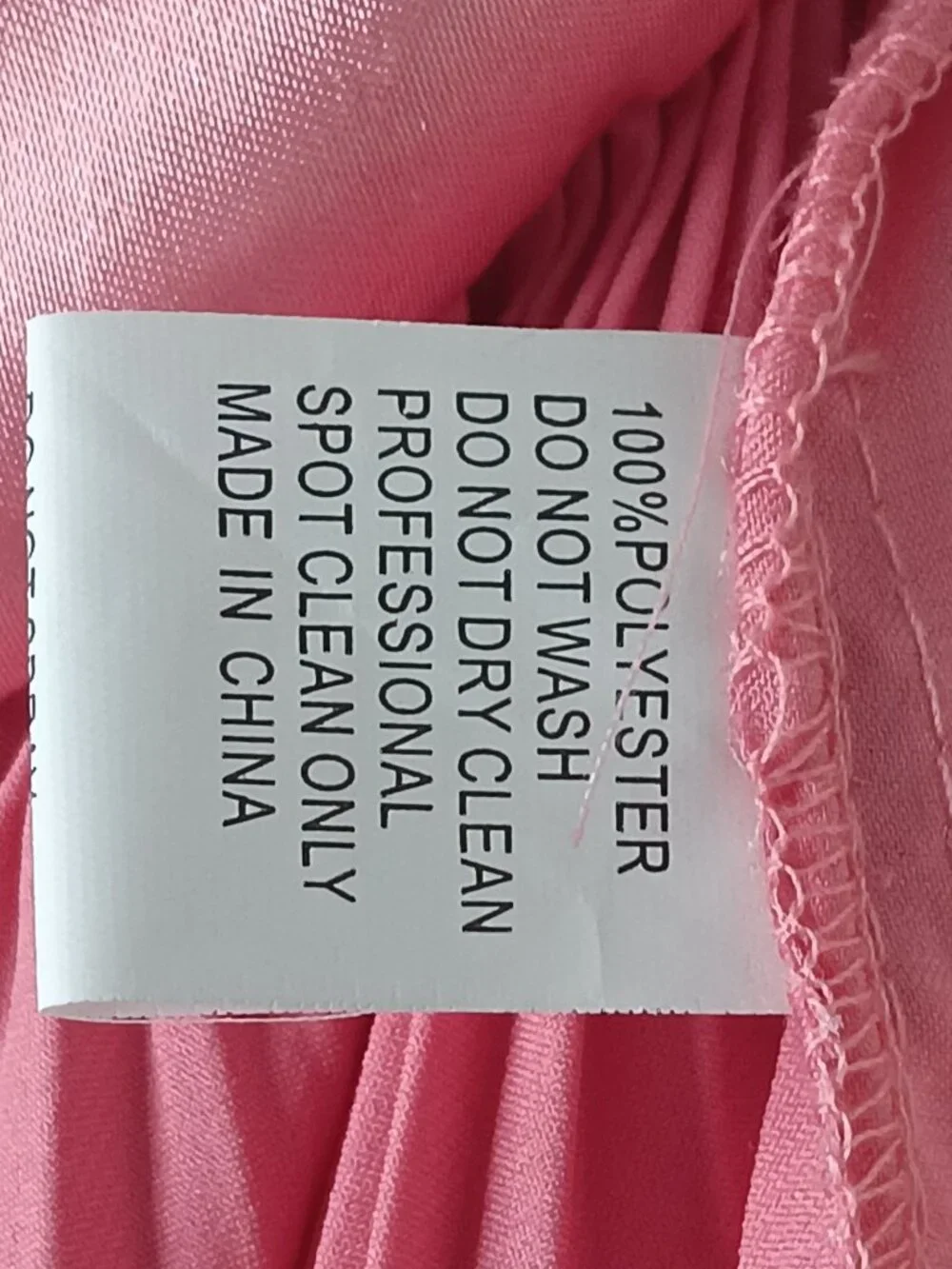 NWT Mac Duggal 77007 Pink High-Low Pleated Dress Size 16W Wedding Guest Party - Picture 15 of 16